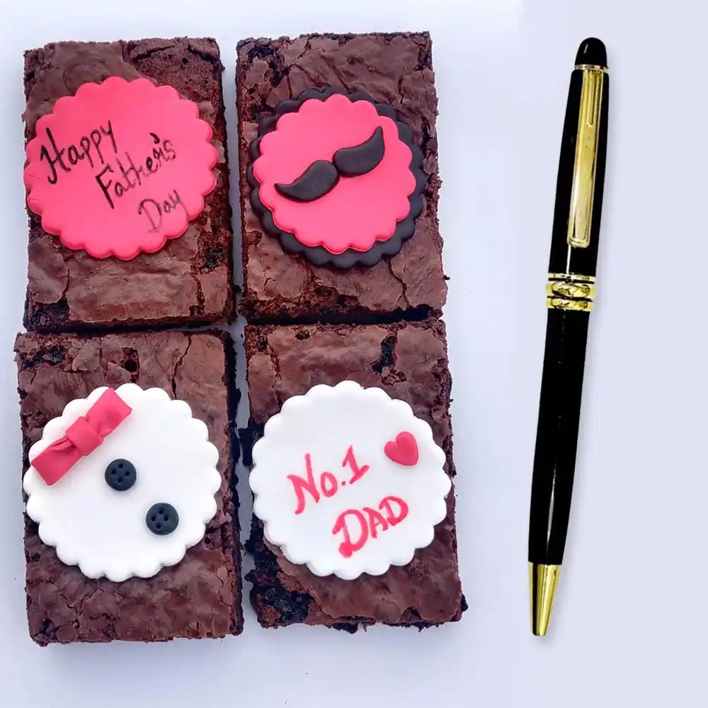 Fathers Day-Brownies and Pen Combo